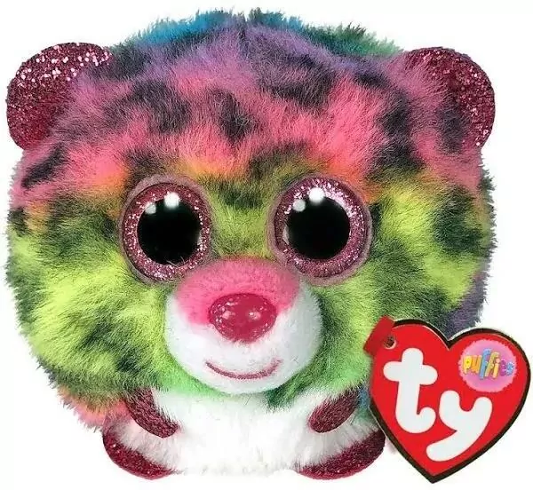 Multikolorowy leopard Ty Puffies Dotty - tantis.pl