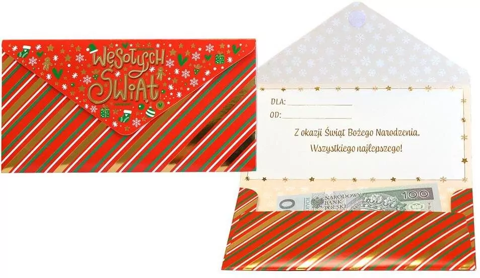 Koperta podarunkowa KOP-001 Boże Narodzenie - tantis.pl