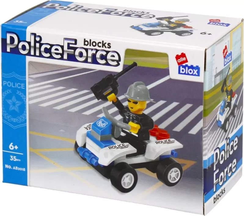 Klocki konstrukcyjne. Policja - tantis.pl