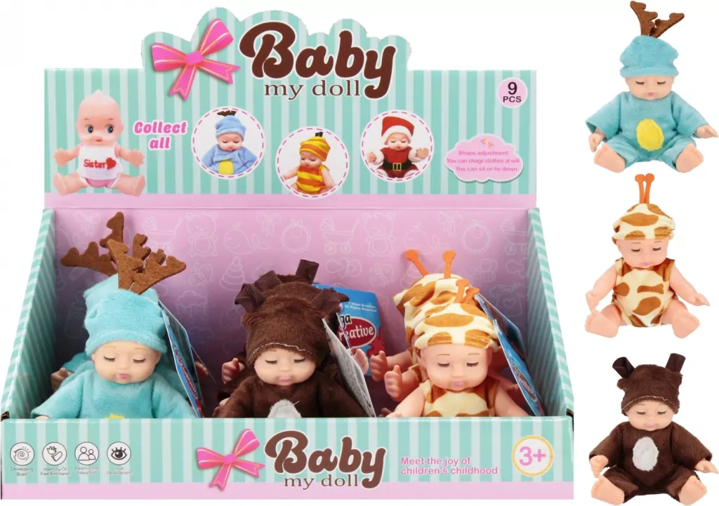 LALKA BOBAS 12CM MIX3 MC DISP 9/162/324 - tantis.pl