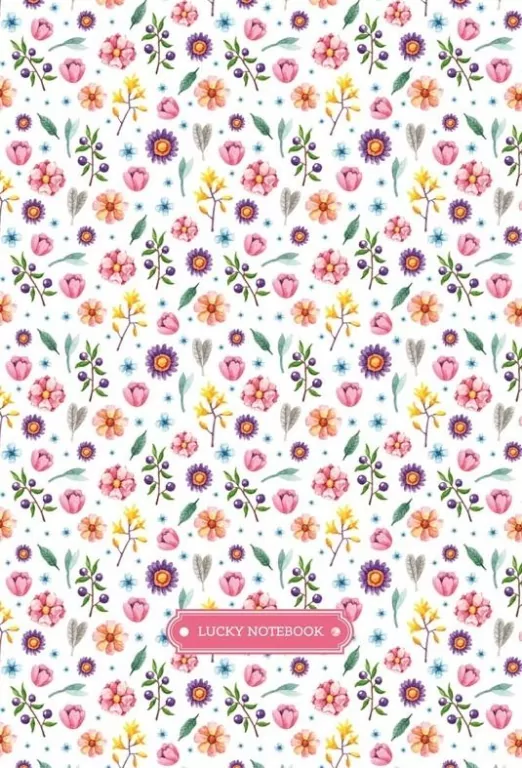 Notatnik ozdobny 143 x 210/96K kratka. Kwiaty - tantis.pl