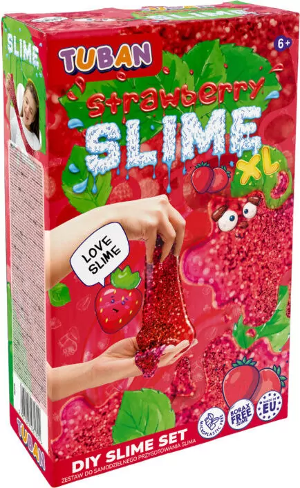 TUBAN. Zestaw Super Slime XL Truskawka - tantis.pl