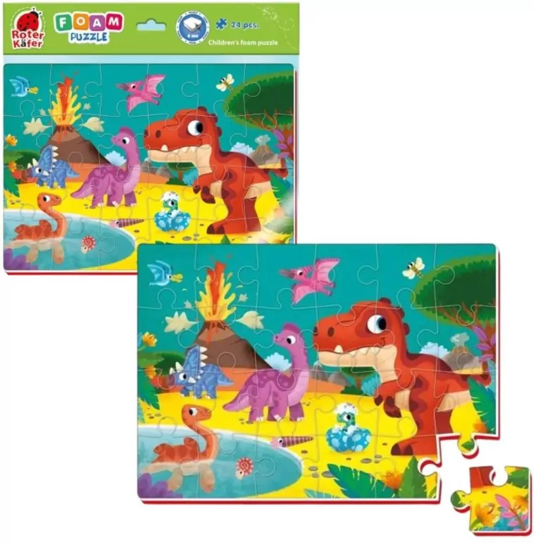 Puzzle piankowe. Dinozaury - tantis.pl