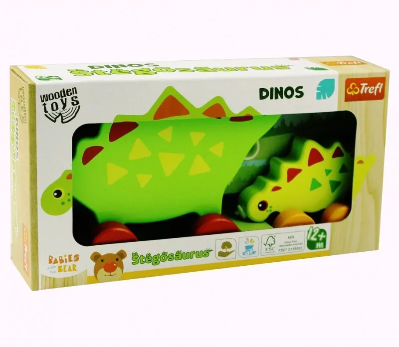 Zabawka drewniana Dinos Stegosaurus 61747 - tantis.pl