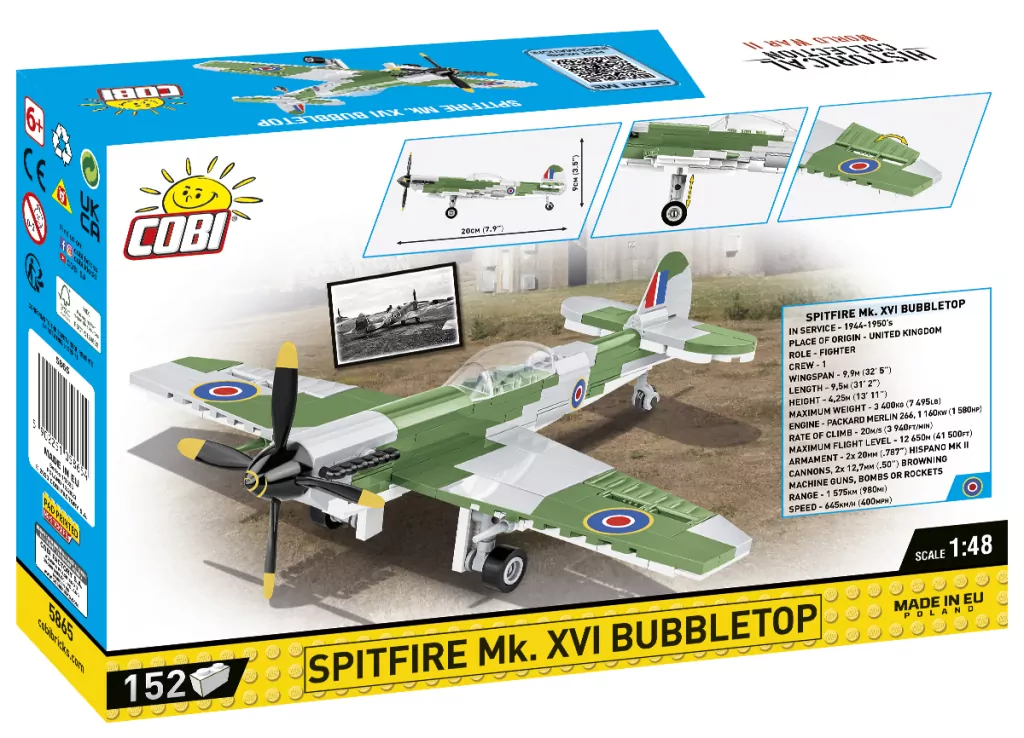 HC WWII Spitfire Mk. XVI Bubbletop - tantis.pl