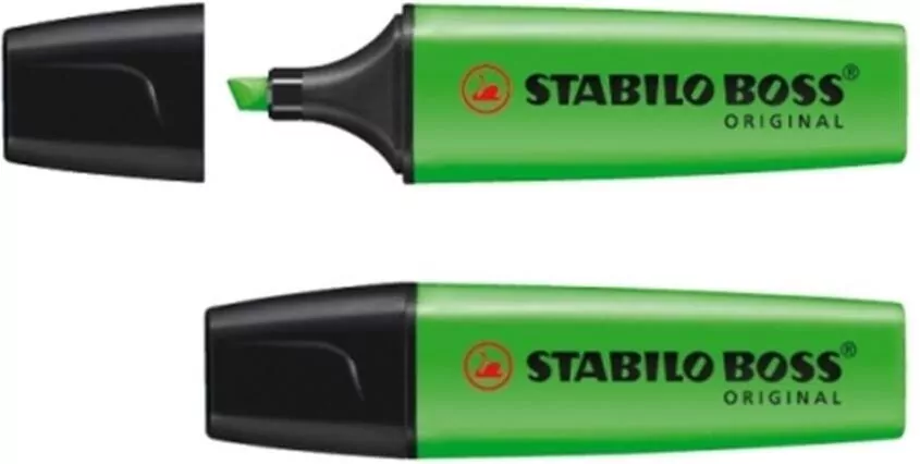 Stabilo. Zakreślacz Boss, zielony - tantis.pl