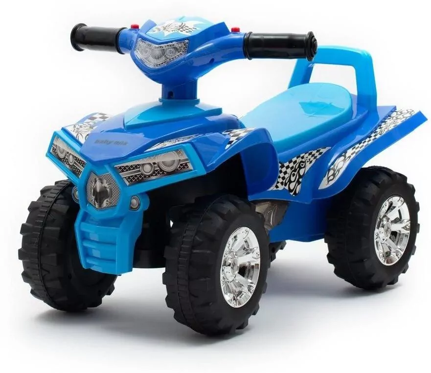 Jeździk z dźwiękiem Quad niebieski - tantis.pl