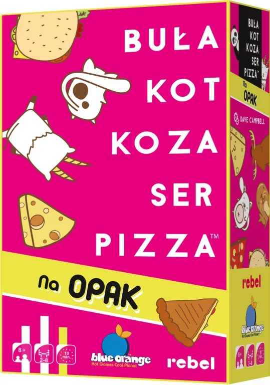 Buła, Kot, Koza, Ser, Pizza. Na opak - tantis.pl