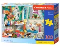 Puzzle 100. Crazy Pet Bath - tantis.pl