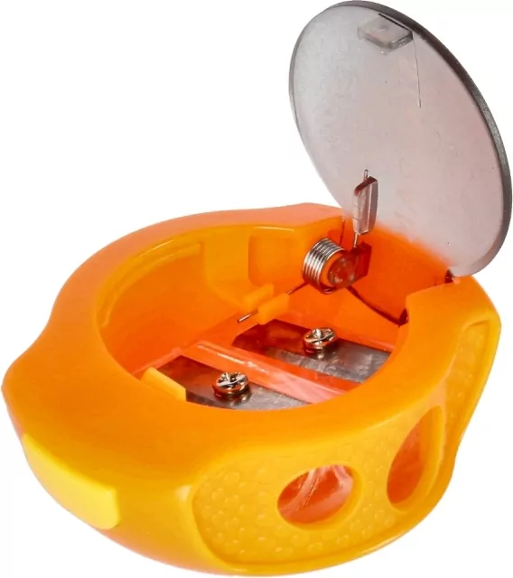 Temperówka plastikowa podwójna. Dysk pomarańczowa - tantis.pl