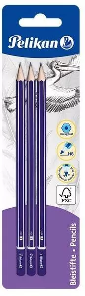 Ołówek Pelikan GP HB, 3 sztuki - tantis.pl