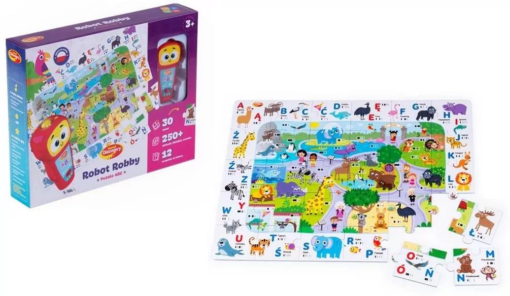 Robot Robby. Puzzle ABC - tantis.pl