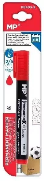 Marker permanentny 1,0/5,0mm czerwony - tantis.pl