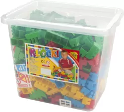 Klocki w pojemniku 500el