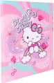 Teczka przestrzenna tekturowa z gumką A4 Hello Kitty pink wzór 1 - tantis.pl