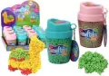 Squishy kulki styropianowe w kubku zielony - tantis.pl