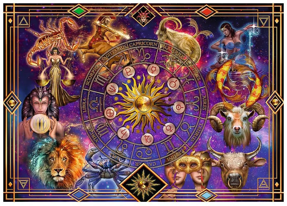 Puzzle 1040 Spiral. Znaki zodiaku - tantis.pl