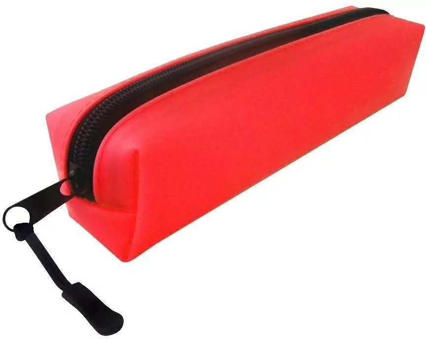 Piórnik silikonowy czerwony NARCISSUS - tantis.pl