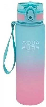 Bidon Aqua Pure pink/mint 600ml ASTRA - tantis.pl