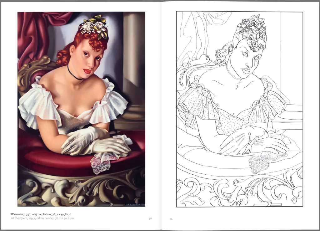 Tamara Łempicka. Zeszyt do kolorowania 2 - tantis.pl