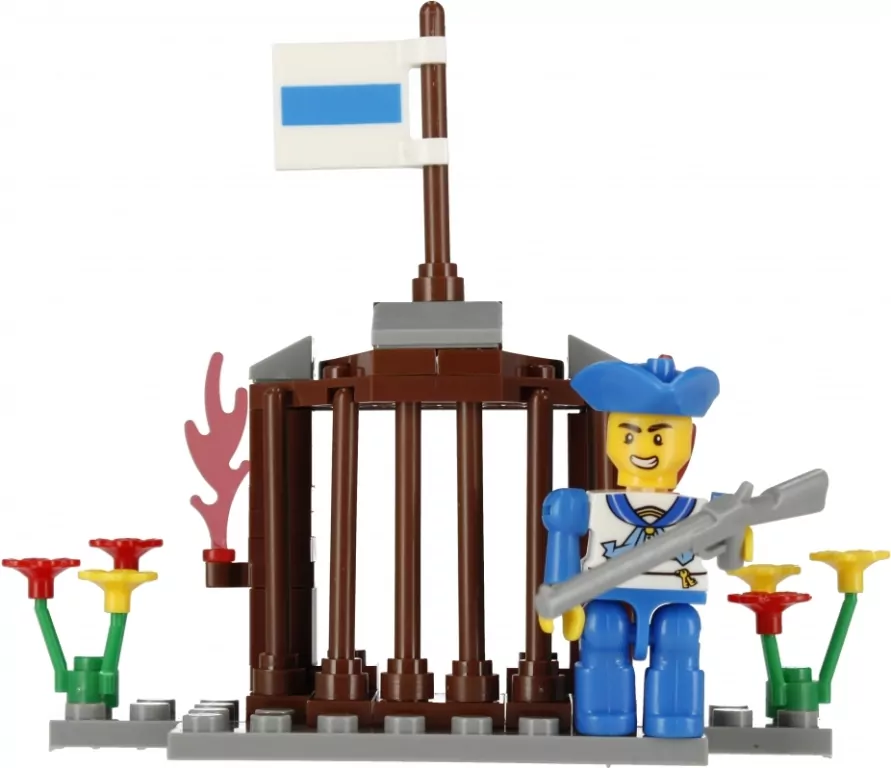 Klocki konstrukcyjne 59 elementów Pirat 525229 - tantis.pl