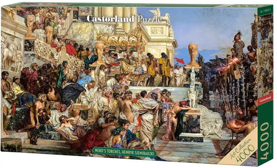 Puzzle 4000 Nero's Torches H. Siemiradzki CASTOR - tantis.pl