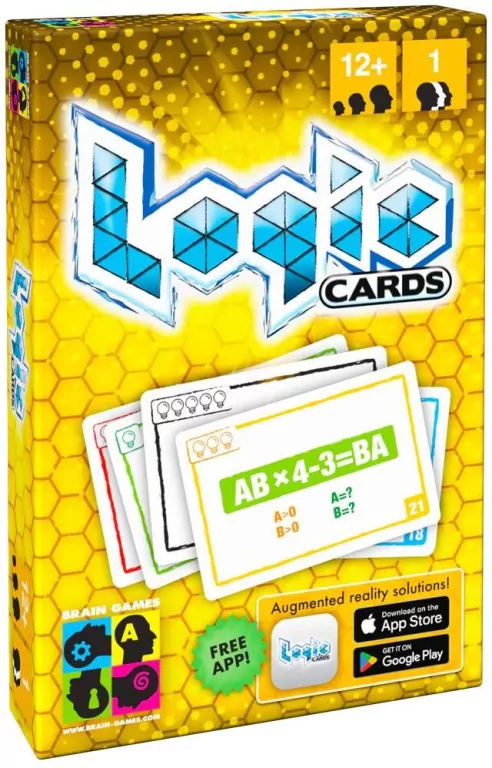 Logic Cards yellow BRAIN GAMES - tantis.pl