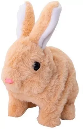 Króliczek na baterie, brązowy - tantis.pl