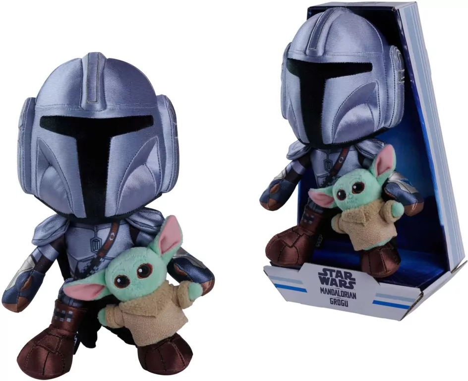 Disney Mandalorian z mini Grogu 25cm - tantis.pl