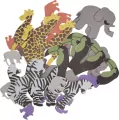 OZDOBA ZOO EVA SPRZYL CF PBH 12/144 - tantis.pl