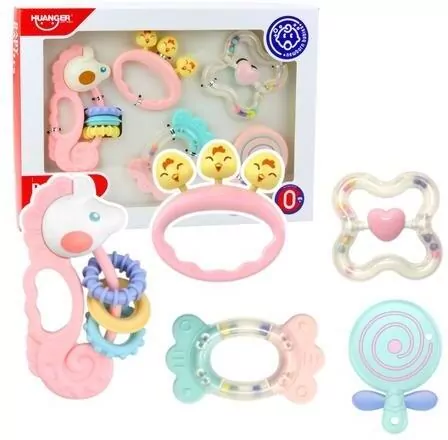 Grzechotki sensoryczne pastelowe - tantis.pl