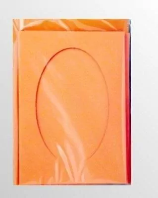 Karty passepartout prostokąt pomarańcz 10,5x15cm - tantis.pl