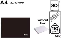 Blok rysunkowy A4/80K 110g
