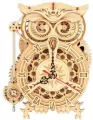 Puzzle drewniane 3D. Zegar Sowa - tantis.pl