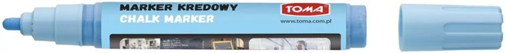 Marker kredowy 4,45 mm niebieski TOMA - tantis.pl