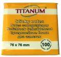 Notesy samoprzylepne Titanum 76x76 mm 76x76 (S-2003) - tantis.pl