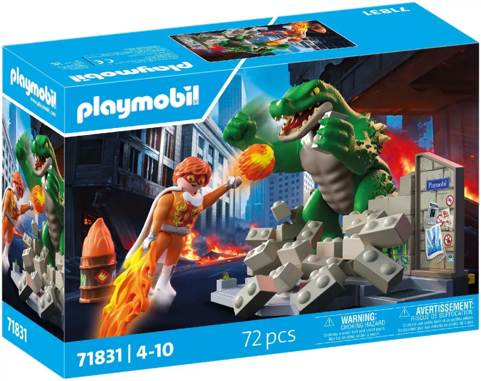 Playmobil Bohaterski pojedynek z jaszczurem 71831 - tantis.pl