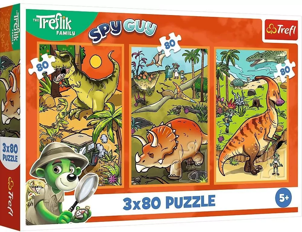 Puzzle 3x80 Zwyczaje Treflików TREFL - tantis.pl