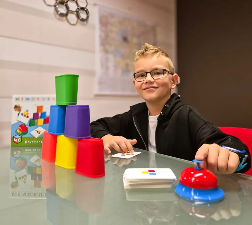 Memokubki. Zabawka edukacyjna Montesori - tantis.pl