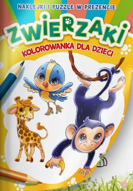 Kolorowanka. Zwierzaki - tantis.pl