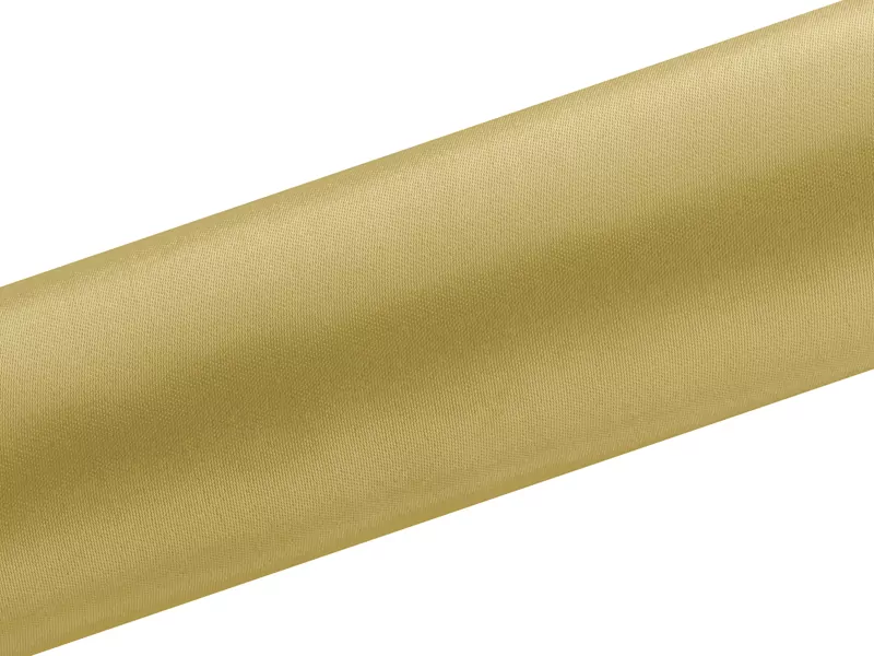 Satyna dekoracyjna złota, gładka 0.16x9m - tantis.pl