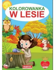 W lesie. Kolorowanki - tantis.pl