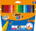 BIC. Flamastry Kids Visa, 18 kolorów - tantis.pl