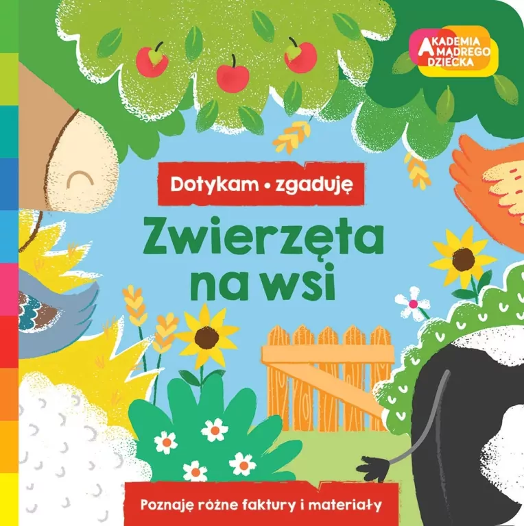 Zwierzęta na wsi. Dotykam, zgaduję. Akademia mądrego dziecka - tantis.pl