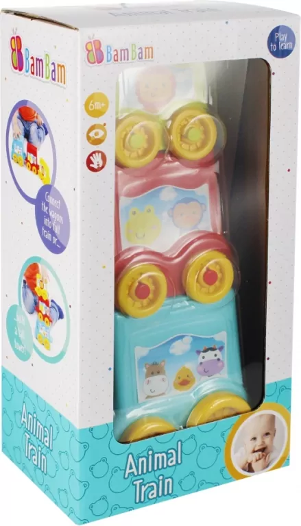 Kolejka edukacyjna zwierzaczki BAM BAM - tantis.pl