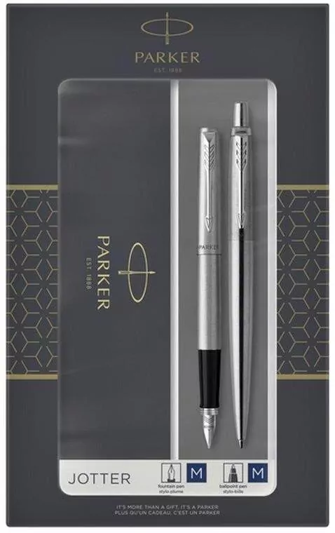 Zestaw prezentowy. Parker. Jotter Stal GT - tantis.pl