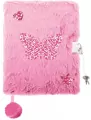 Pamiętnik z kłódką 3D włochacz A5 96k My Little Friend SHINY BUTTERFLY - tantis.pl