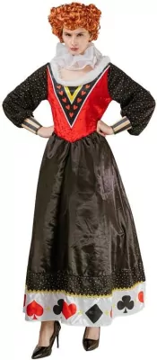 Strój dla dorosłych Dama Kier rozm. S