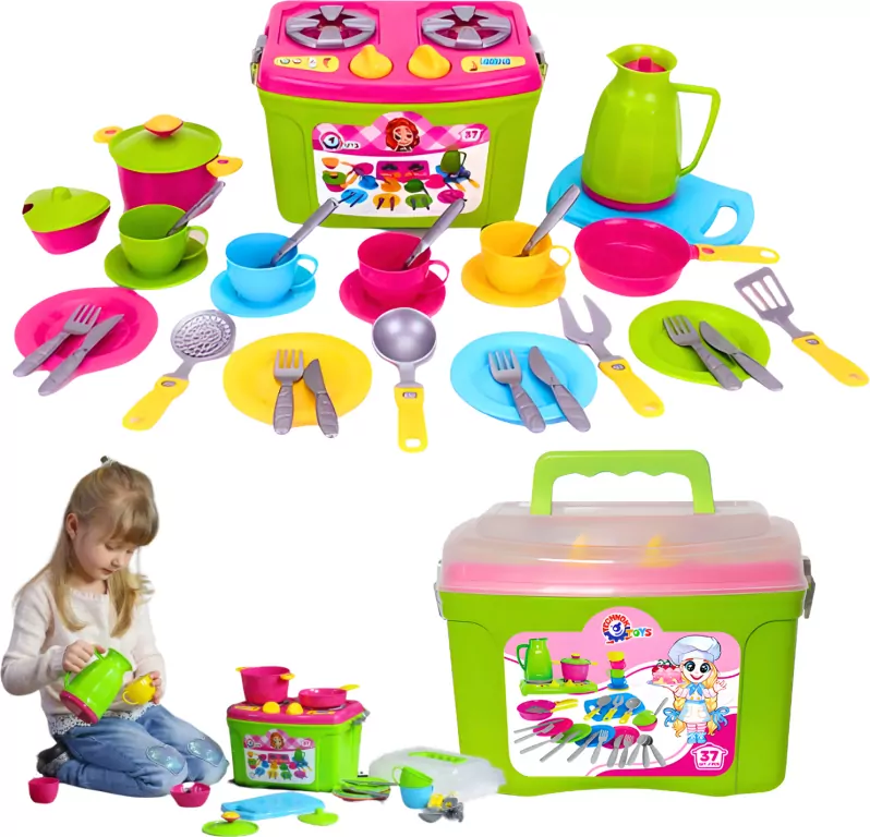 Zestaw: kuchenka z akcesoriami - tantis.pl