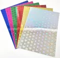 Papier holograficzny A4 serca 6 arkuszy MIX - tantis.pl